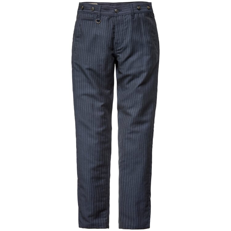 Men's Buccanoy Pants 1923 striped, Blue