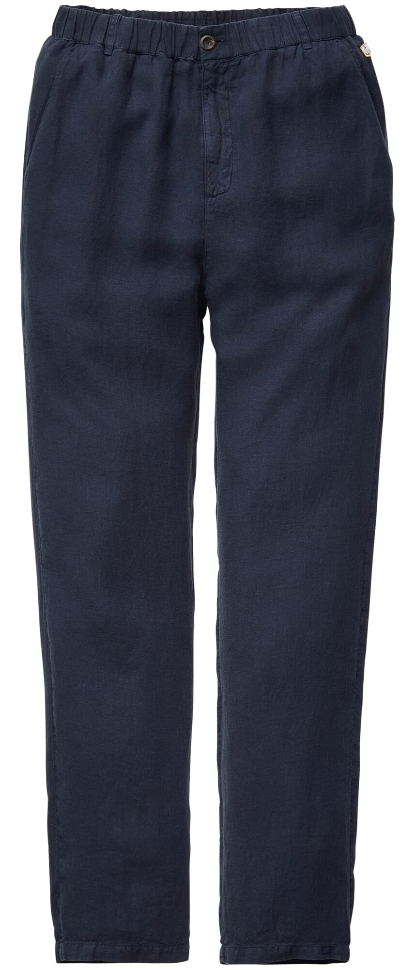 Mens navy blue hot sale linen pants