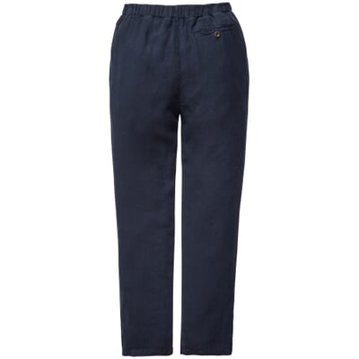 AeoTeokey Linnen herenbroek zomerstrand vrijetijdsbroek lichte broek katoen lang, champagne, 40W / 34L