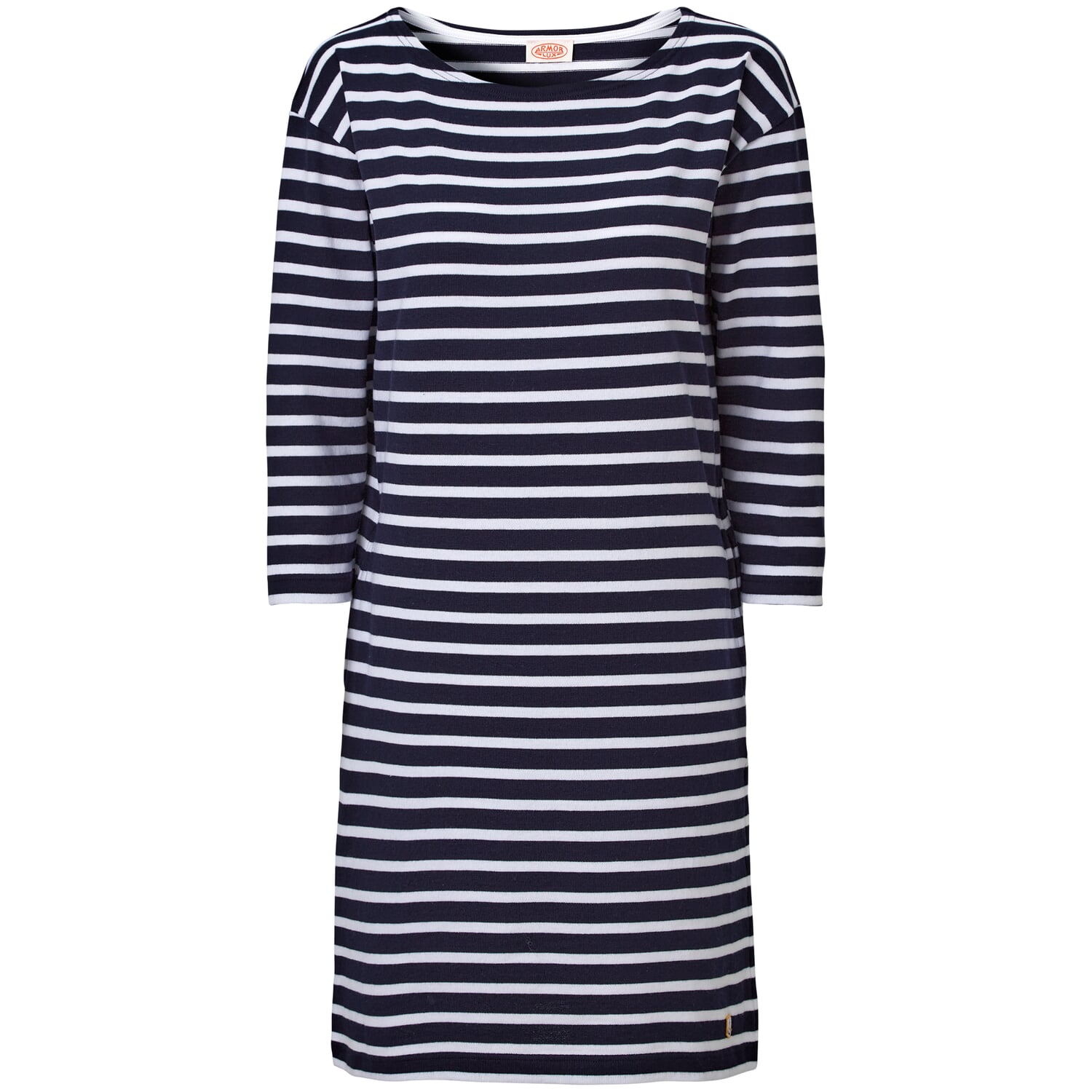 Modèle tricot robe marinière bébé - Marie Claire