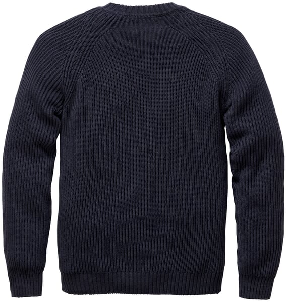 Gebreide herentrui Donkerblauw