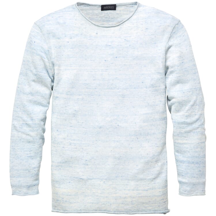 Pull en maille pour homme, Bleumelange