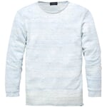 Pull en maille pour homme Bleumelange