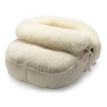 Fodlomme af olivengarvet lammeskind