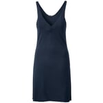 Ladies jersey slip dress Dark blue