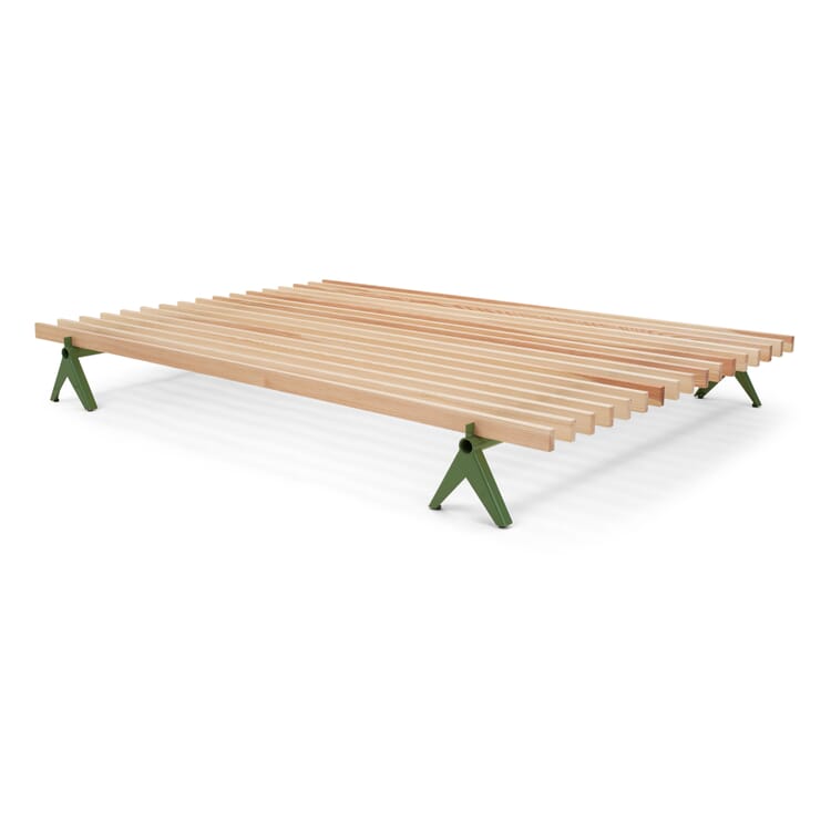 Simplon bed - 140 cm, RAL 6011 Resedagroen