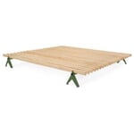 Simplon bed - 180 cm RAL 6011 Resedagroen