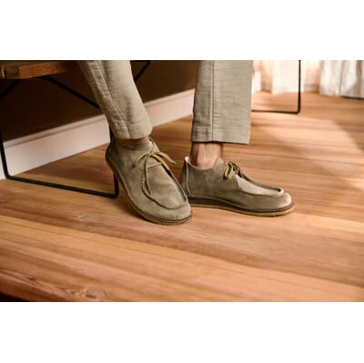 Heren schoen, Groen-grijs | Manufactum