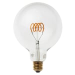 LED-trådlampe Spiraltråd Kloden