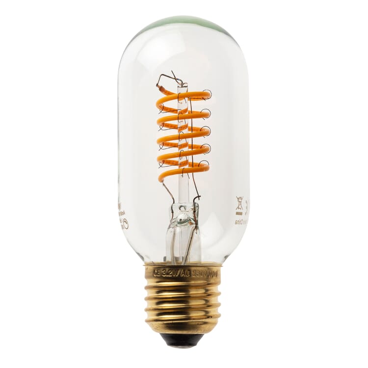 Lampe LED à filament spiralé, Tube