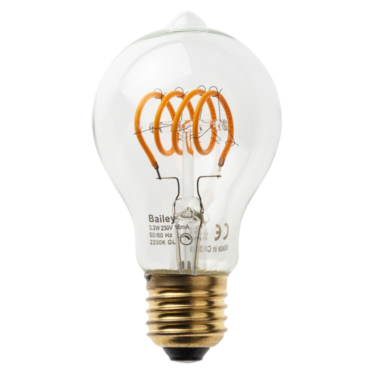 LED-trådlampe Spiraltråd, Pære