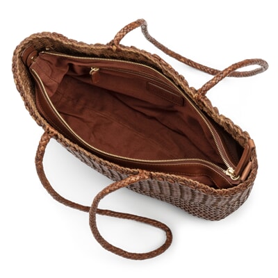 Cognacbruine leren tas // Leren tote bag // Leren shopper // Plantaardig geverfd // Duurzame leren tas - België Cognacbruine leren tas // Leren tote bag // Leren shopper // Plantaardig geverfd // Duurzame leren tas - België