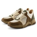 Chaussures de loisirs pour hommes Braun-beige-vert