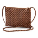 Sac en cuir tressé pour femme