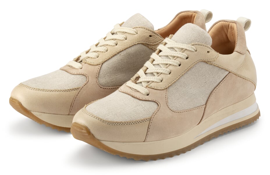 Damen-Sneaker Beige-Sand