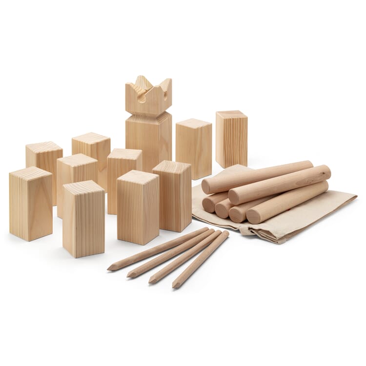 Jeu de lancer Viking Kubb