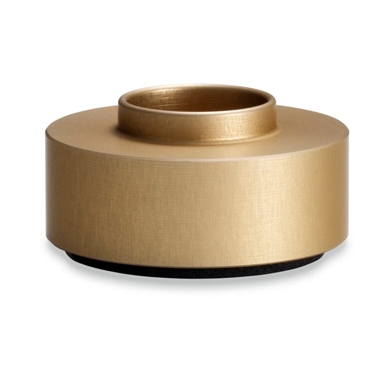 Klokke-lysestage, Guld