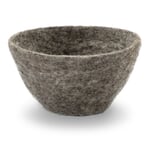 Cuenco de fieltro Gris