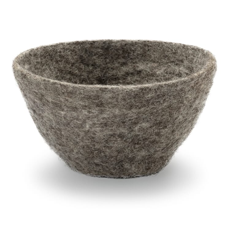 Skål af filt, Grå