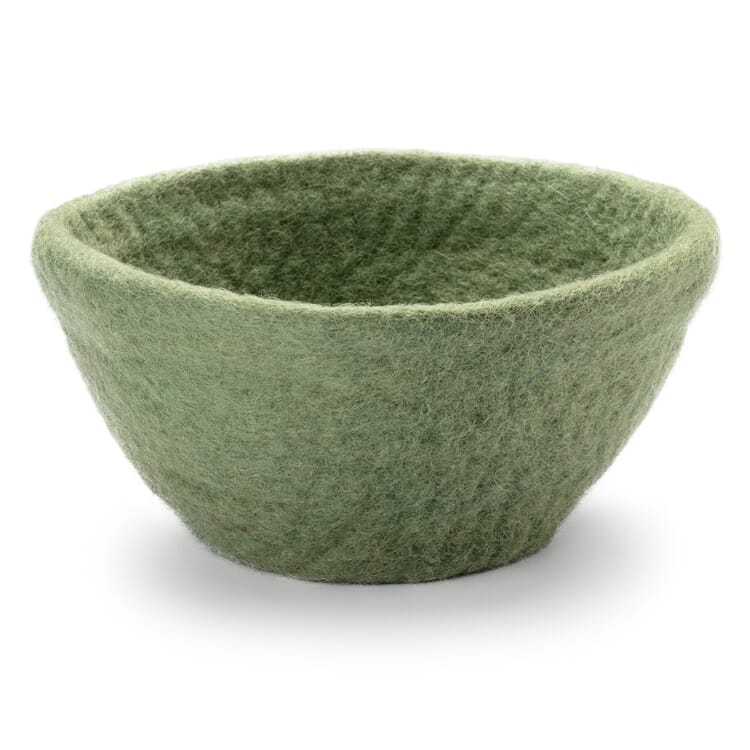 Bowl felt, Light green