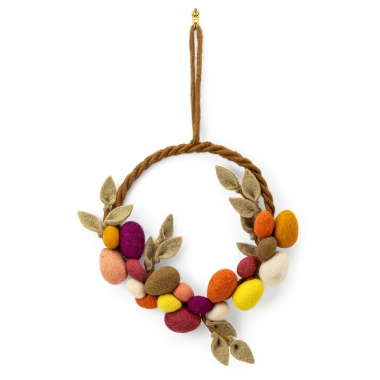 Easter Felt Half Wreath