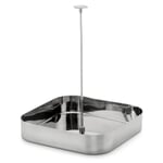 Italian pendulum tray stainless steel 22 x 22 cm