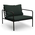 Fauteuil lounge Avon Noir / Vert