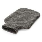 Hot water bottle cover diamond pattern Anthracite
