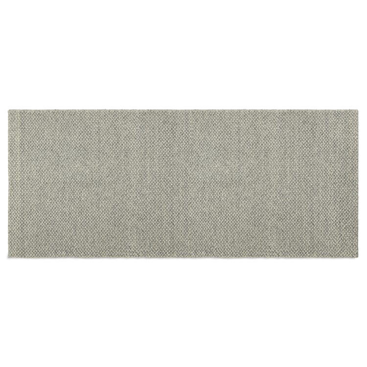 Alfombra de lana moteada, Gris claro