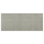 Tappeto in lana screziato Grigio chiaro 90 × 200 cm
