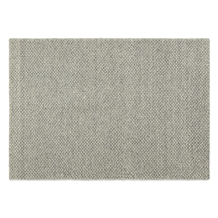 Tapis en laine chiné, Gris clair