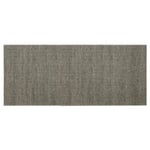 Tapis en laine chiné Gris foncé 90 × 200 cm