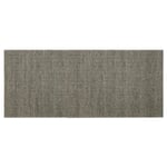 Wool carpet mottled Dark gray 90 × 200 cm
