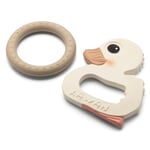 Set baby teething ring natural rubber