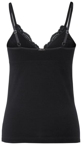 Chemisette-soutien-gorge pour femme avec dentelle Noir