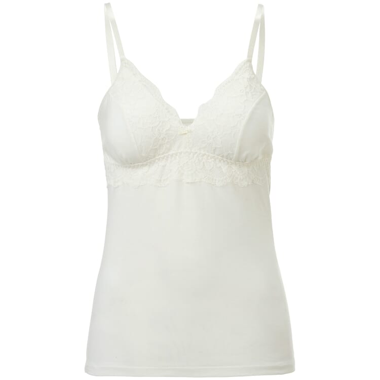 Women’s Lace Bra Top, Cream