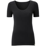 Ladies short sleeve shirt Black