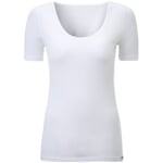 Ladies short sleeve shirt White