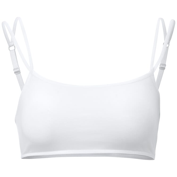 Bustier de señora, Blanco