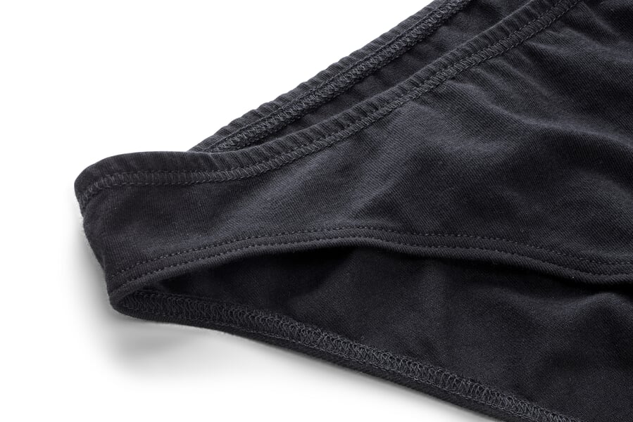 Jazzbroek voor dames Zwart, close-up