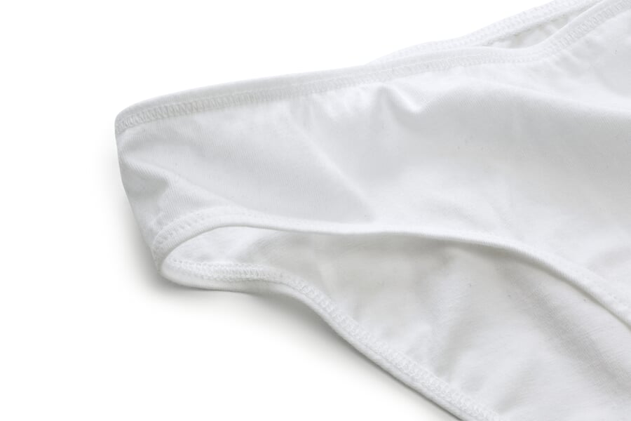 Jazzbroek voor dames Wit, close-up