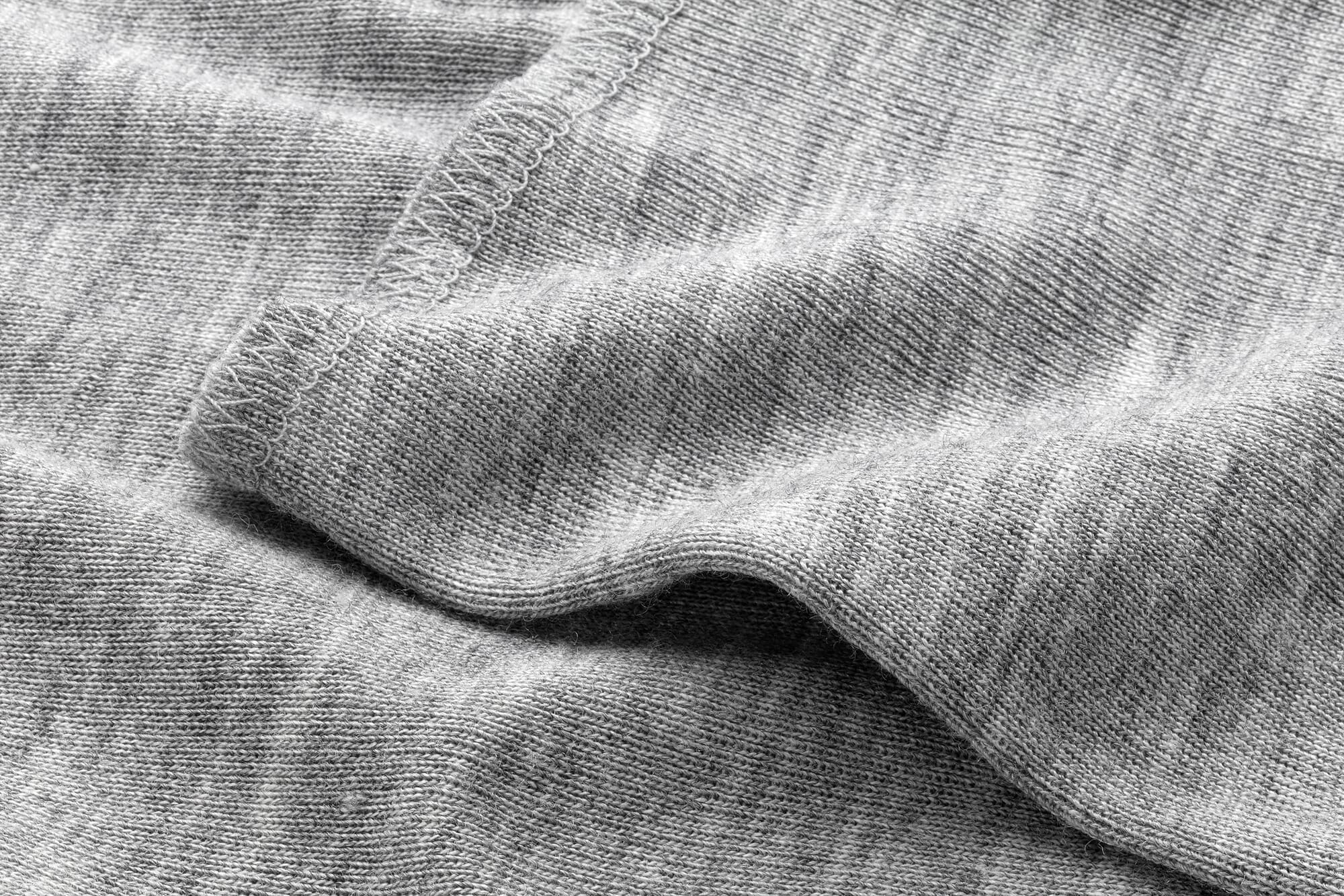 Kids tube scarf merino wool silk, Gray