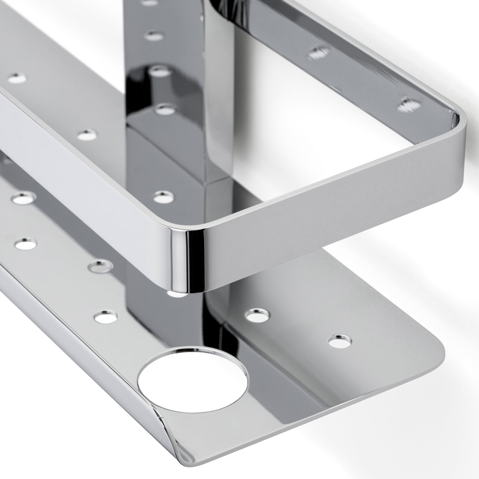 Saniclear Supreme douchecabine 90x90cm anti-kalk geborsteld messing - mat goud kopen