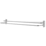 Bath towel holder brass chrome plated