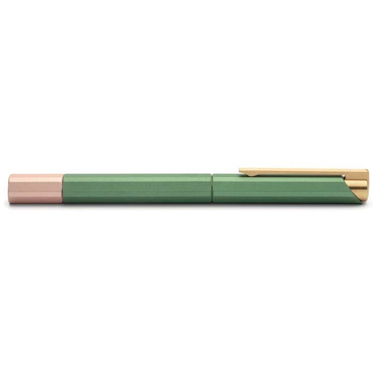 Roller in alluminio e ottone, Verde