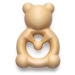 Maple Wood Baby Rattle bear