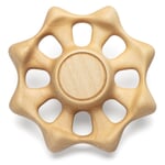 Baby rattle maple wood Sunflower