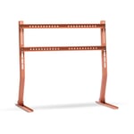 TV stand Bendy, small Rusty red