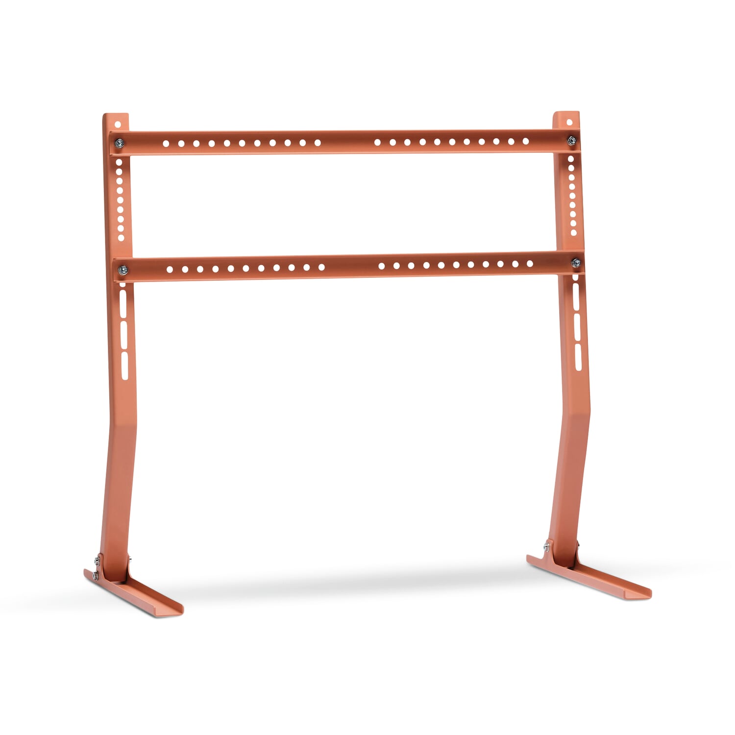 TV stand Bendy, small, Rusty red | Manufactum