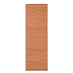 Daisy-tæppe Mørk orange 80 × 240 cm